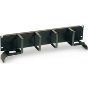 Enoc - Kabelführung für Gehäuse/Schränke Querrangierpanel TFPH 02-S 19 Zoll, 2HE