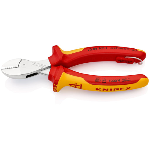 Knipex - Seitenschneider VDE Kompaktseitenschneider 73 06 160 T 160mm, X-Cut