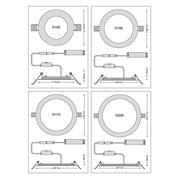 Ledvance - Downlight/Strahler/Flutlicht LED-Downlight DLSLIM.DAD100V9.5WMS 840, DALI