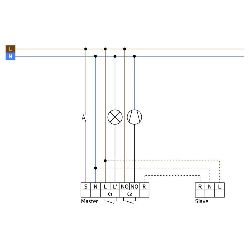 BEG Brück Electronic - Bewegungsmelder/Präsenzmelder komplett Präsenzmelder PD2-M-2C-AP