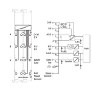 WAGO - Feldbus, Dez. Peripherie - Funktions-/Technologie-Modul InkrementalEncoderInterfa. 750-637/000-004 lichtgrau