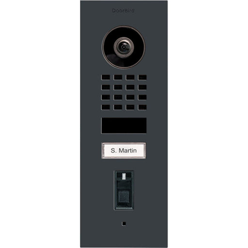Doorbird - Kombiniertes System Zutrittskontrolle/Türsprechanlage IP Video Türsprechanlage 423900332 FingerprintUnterputz