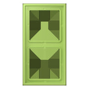 Jung - Abdeckrahmen Rahmen 2-fach LC 982 221 vert clair