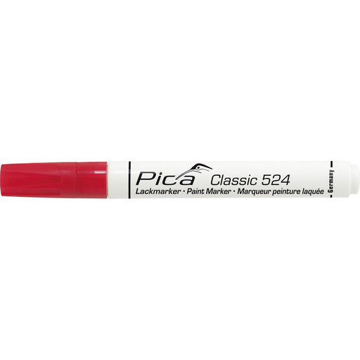 Pica-Marker - Markierungsstift Lack-/Industriemarker 524/40 rot − 10 Stück