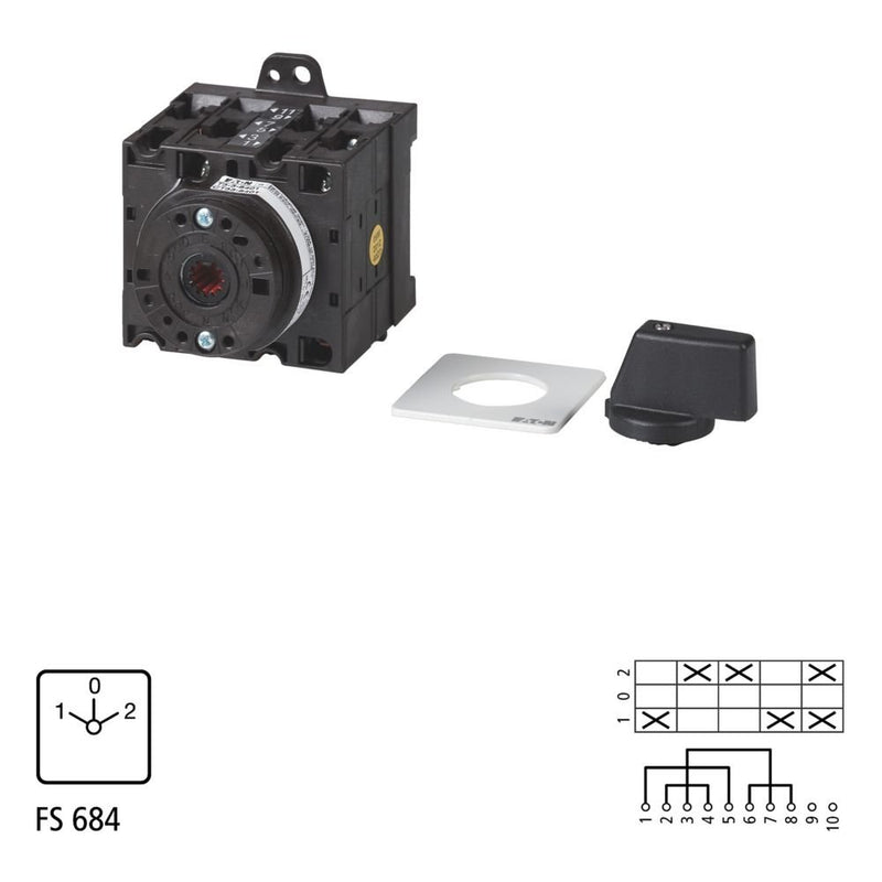 Eaton - Lastschalter Wendeschalter T3-3-8401/XZ