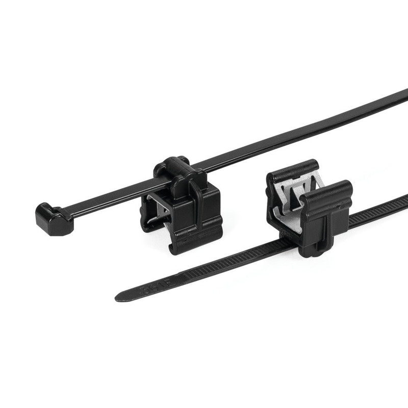HellermannTyton - Kabelbinder Befestigungsbinder 156-02700 2-teilig − 500 Stück