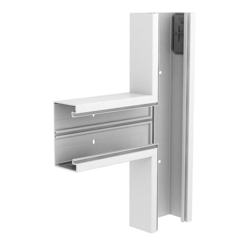 OBO Bettermann - T-Stück für Geräteeinbaukanal T-Stück GKH-T70130RW halogenfrei, RAL9010
