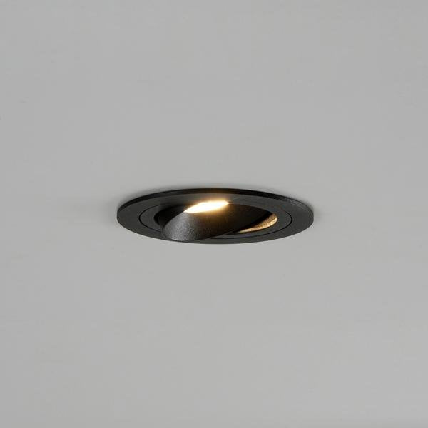 Brumberg Leuchten - Downlight/Strahler/Flutlicht Einbaumodul rund 45008180 strukturschwarz