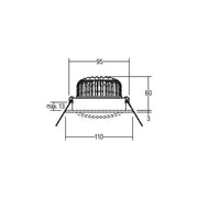 Brumberg Leuchten - Downlight/Strahler/Flutlicht LED-Einbaustrahler 350 mA 12395083