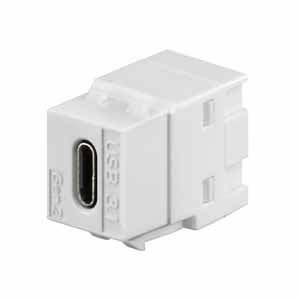 Rutenbeck - Einsatz/Abdeckung für Kommunikationstechnik Buchse für Montageadapter KMK-USB-C 3.1 rw