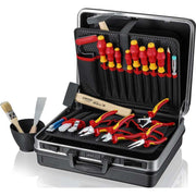 Knipex - Werkzeugset VDE-Werkzeugkoffer 00 21 05 HL S schwarz, 24-teilig