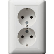 Gira - Steckdose Schuko-Doppelst.dose rws 078804 System55