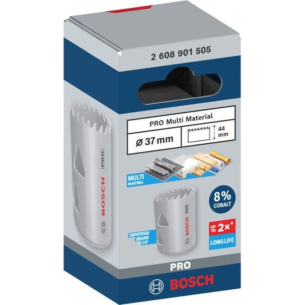 Bosch - Lochsäge PRO Multi Material 2608901505 Lochsäge 37 mm mit