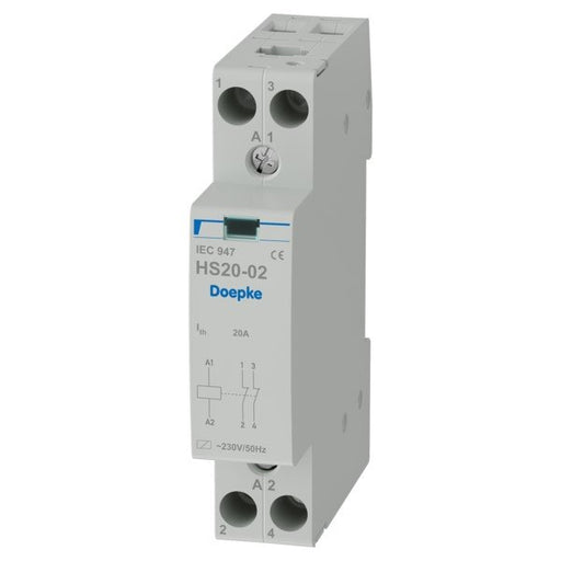 Doepke - Installationsschütz für Reiheneinbau Schütz HS 1-230AC/20-02 2 Öffner