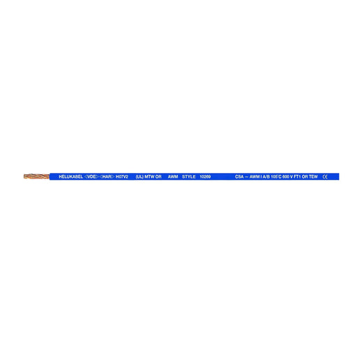Klimaprime - Aderleitung HEL H05V2-K 18AWG dkl-bl 64119-152 FIVENORM single core − 100 Meter