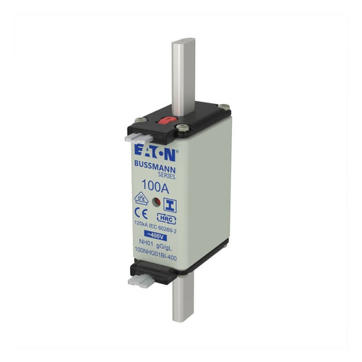 Eaton - Messersicherung Sicherungseinsatz Nieders. 100NHG01BI-400 100A AC 400V 120kA − 3 Stück