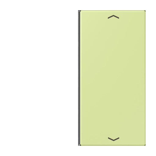 Jung - Abdeckung/Bedienelement für Installationsschalterprogramme Taste 2fach m. Pfeilsymb. LC 402 TSAP 222 vert jaune clair