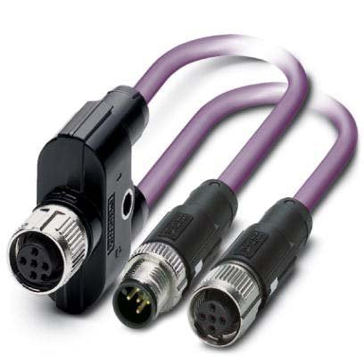 Phoenix Contact - Konfektioniertes Sensor-Aktor-Kabel Bussystem-Kabel SAC-5PY-F/2X#1436042