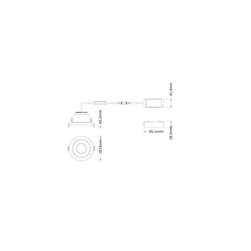 Ledvance - Downlight/Strahler/Flutlicht LED-Downlight DLCTD100P13WMSU19 940