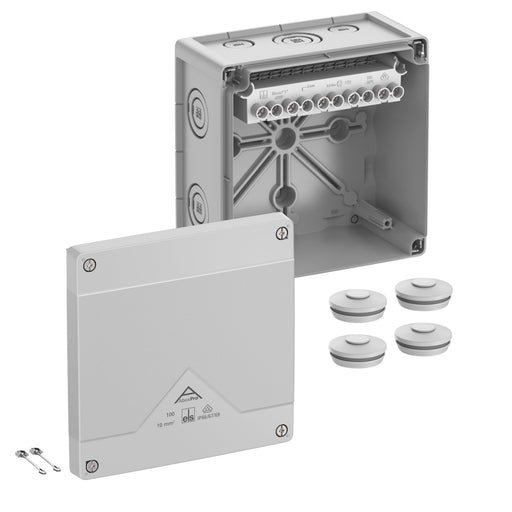 Spelsberg - Dose, Gehäuse für Montage auf der Wand/Decke Abzweigkasten Abox Pro 100-10²