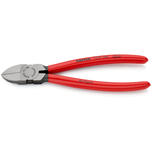 Knipex - Seitenschneider 72 01 180 für Kunstst., 180mm