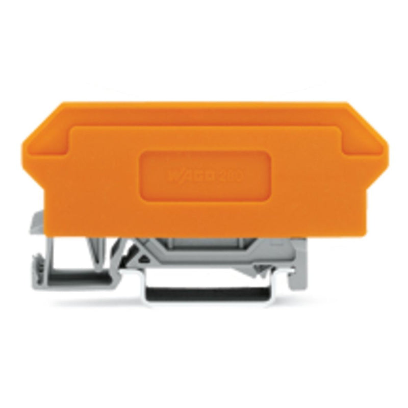 WAGO - Durchgangs-Reihenklemme Basisklemmenblock 280-636 37mm breit,orange