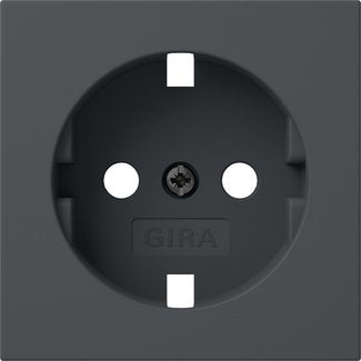 Gira - Zubehör/Ersatzteile für Installationsschalterprogramme Abd. SCHUKO-Steckd. 492028 Anthrazit