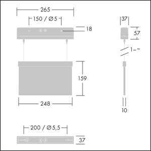 Thorn - Sicherheitsleuchte LED-Rettungszeichenleuchte VOYAGER ST #96632902