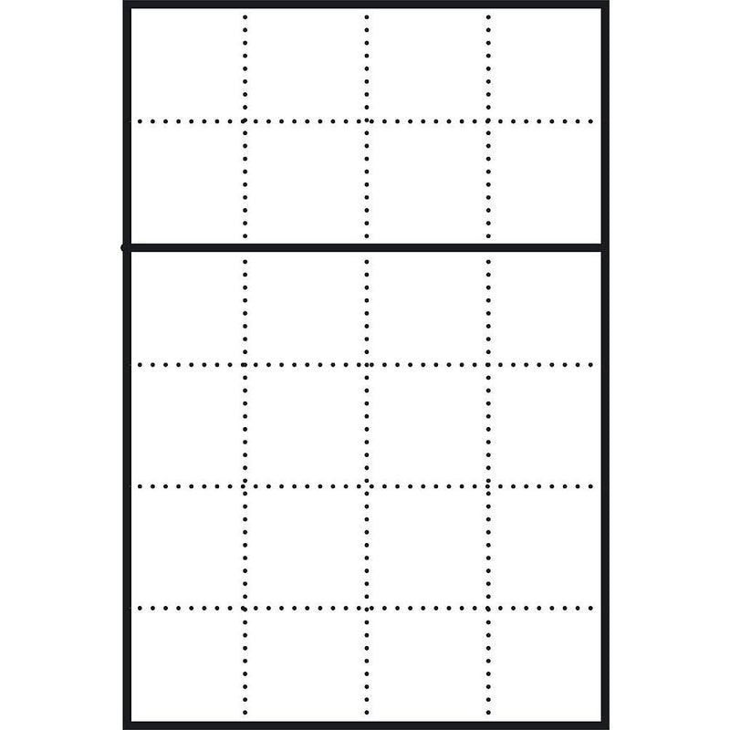 Siedle&Söhne - Montageelement für Türstation Briefkasten-Gehäuse AP BGA 611-4/6-0 W ws
