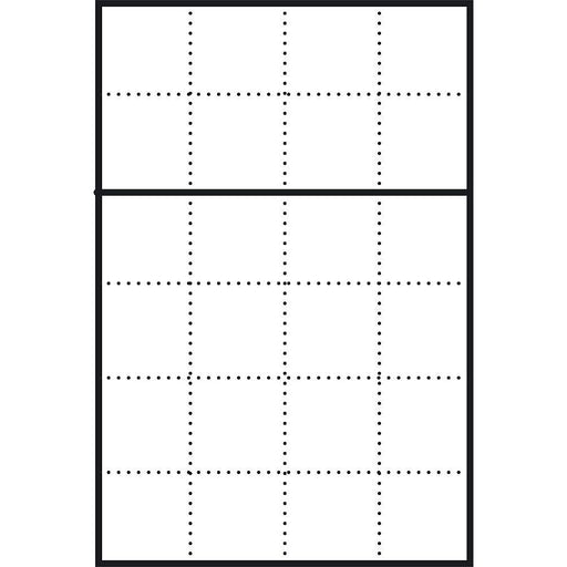 Siedle&Söhne - Montageelement für Türstation Briefkasten-Gehäuse AP BGA 611-4/6-0 W ws