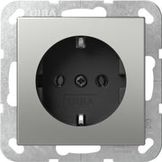 Gira - Steckdose SCHUKO-Steckd. o.Kr. 4466600 Edelstahl