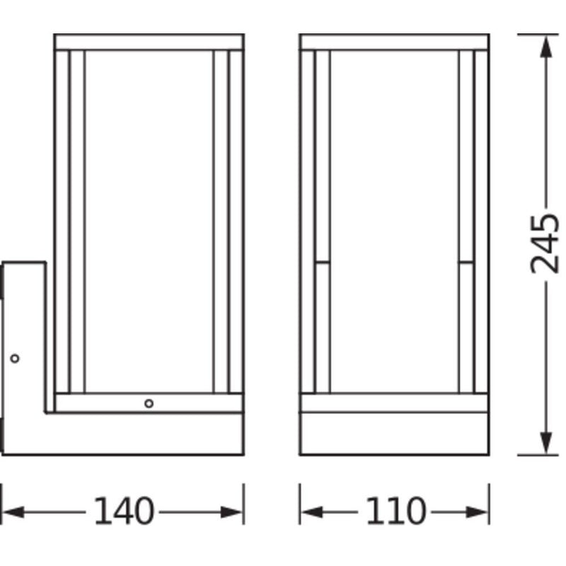 Ledvance - Decken-/Wandleuchte Wandleuchte E27 ENDURA#4058075554399