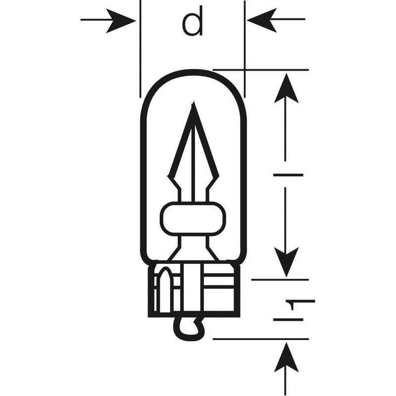 Osram - Fahrzeuglampe Anzeigelampe 2820