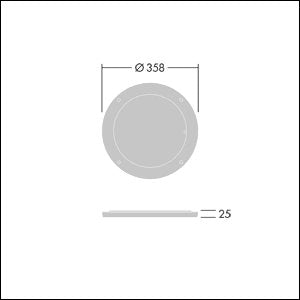 Thorn - Lichttechnisches Zubehör/Ersatzteile für Leuchten Diffusor CONT3 36/ #96635061