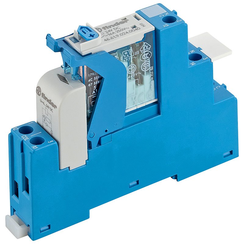 Finder - Schaltrelais DC-Spule 4C.01.9.024.4050 − 10 Stück
