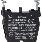 Schmersal - Hilfsschalterblock Tastelement EF10.3