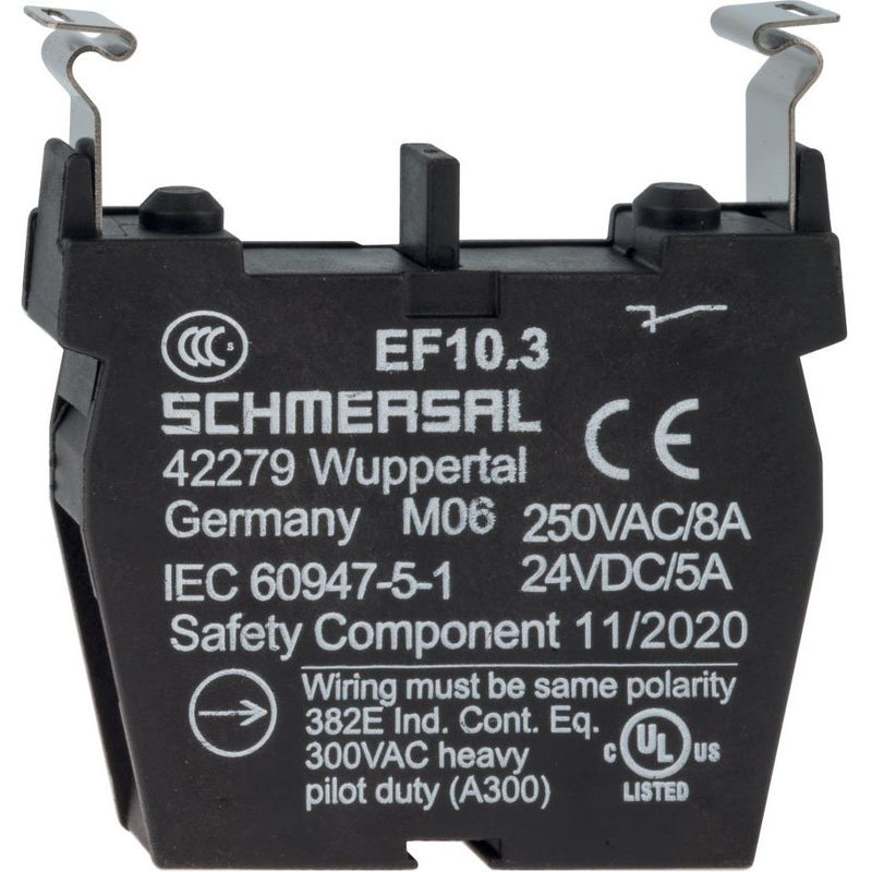Schmersal - Hilfsschalterblock Tastelement EF10.3