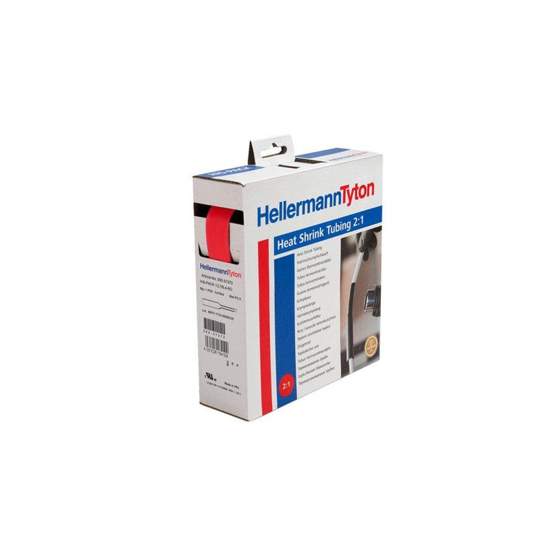 HellermannTyton - Schrumpfschlauch HIS-1/4-POX-RD 5m D 6,4/3,2 rt