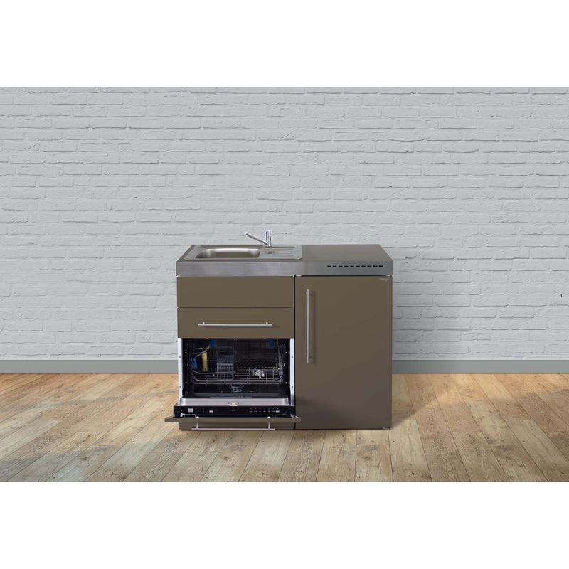Stengel - Mini-Küche Miniküche Premiumline MPGSMM110KSGSGKFreBl Mokka metallic