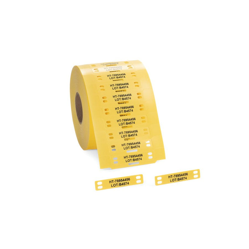 HellermannTyton - Kabelmarkierungssystem Kennzeichnungsschilder 556-83029(1000) 12x60mm gb 1000/Rol − 1000 Stück