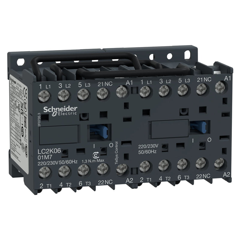 Schneider Electric - Schützkombination Wendeschütz LC2K0601F7 110V 50/60HZ