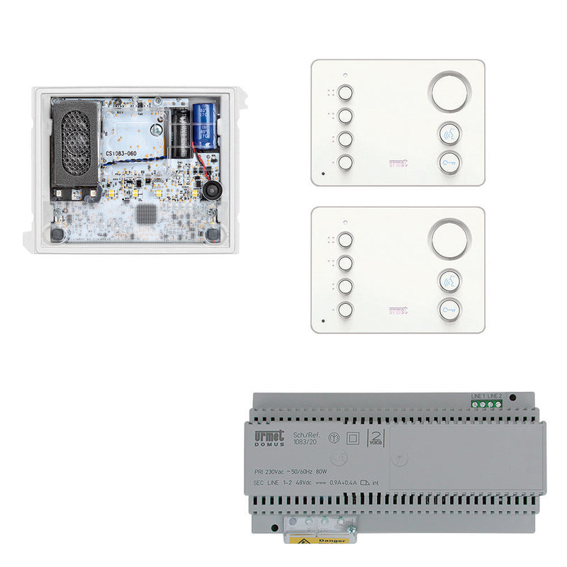 Grothe - Türsprech-Set Audio Basis Set 3 ALPHA SET 1183/627 2VOICE