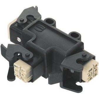Harting - Installationskleinverteiler Energieverteiler 3xHan 09120084753 Q5/0 Anbaugehäuse − 15 Stück