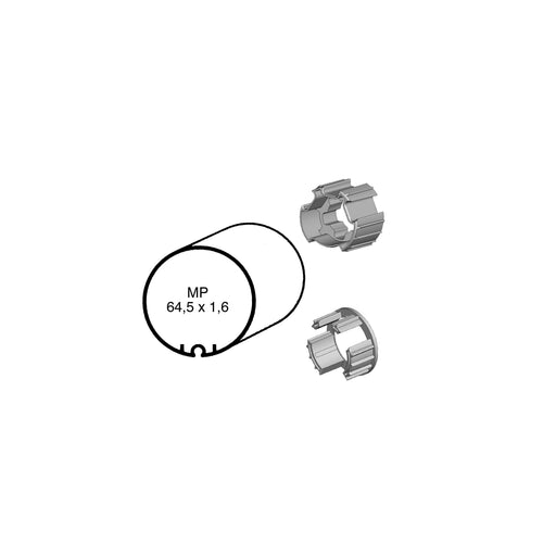 Somfy - Zubehör/Ersatzteile für Tor-/Rollladenantriebe Mitnehmer 9751002 LT 50 MP 64,5x1,6