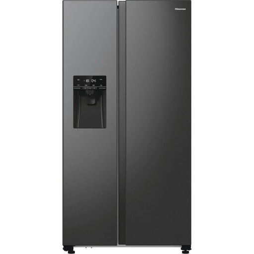 Hisense - Kühl-/Gefrierkombination Kühl/Gefrierkombi SbS RS5P535NTFE dark steel look
