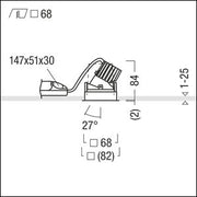 Zumtobel Group - Downlight/Strahler/Flutlicht LED-Downlight PANOS INF #60816938 3000K