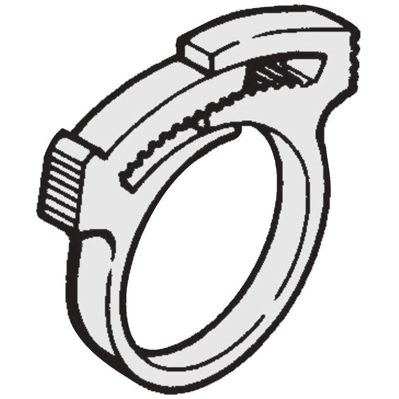 HellermannTyton - Befestigungsschelle für Kabel/Rohre Befestigungsschelle 192-10220(100) schwarz − 100 Stück