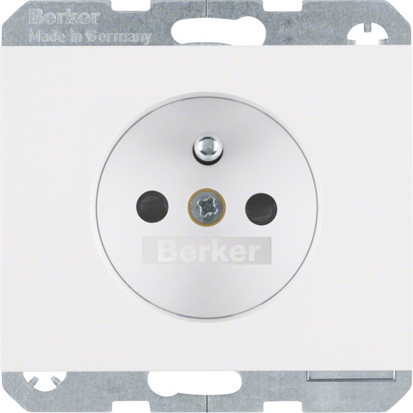 Berker - Steckdose pws 6765757009 m.Schutzkon.-stift