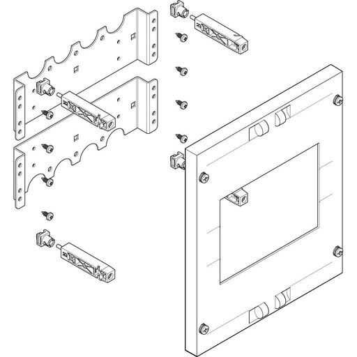ABN - Verteilerfeld für Installationsverteiler ESPRO-Modul MT12150 tief BxH:250x300mm
