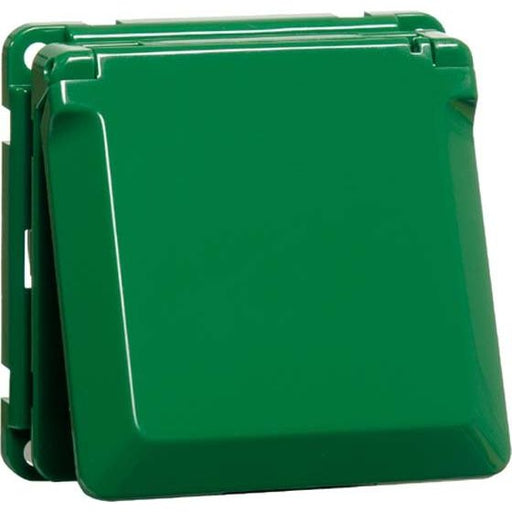 Peha - Schalter-/Steckdosenkombination SCHUKO-Steckdose gn D 6711.42 K 16A 250V Abdeckung